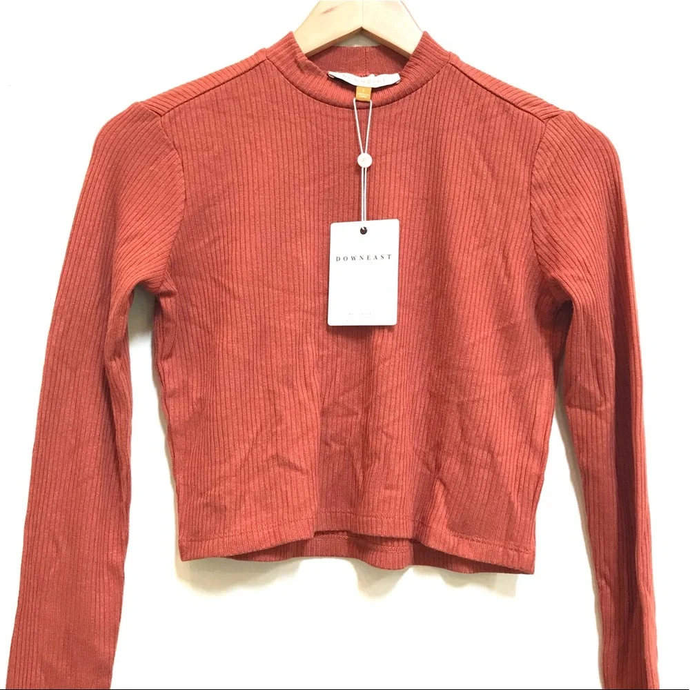 DownEast Claire Ribbed Top (Sm)